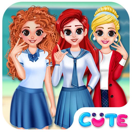 BFF Princess Back To School game thumbnail