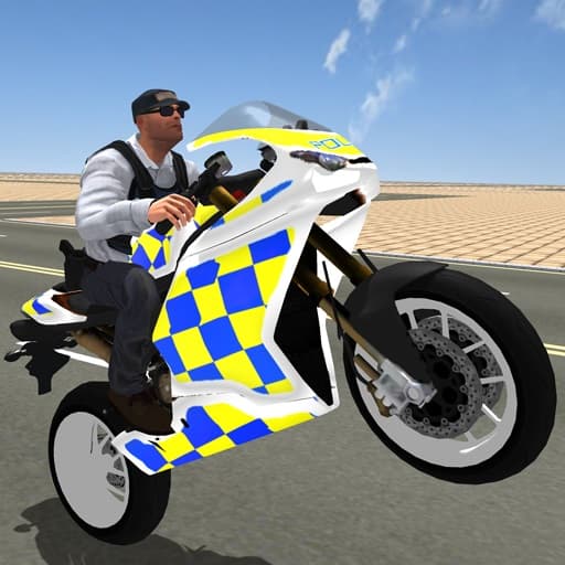 Super Stunt Police Bike Simulator 3D game thumbnail