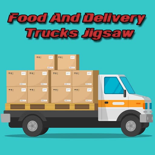 Food And Delivery Trucks Jigsaw game thumbnail