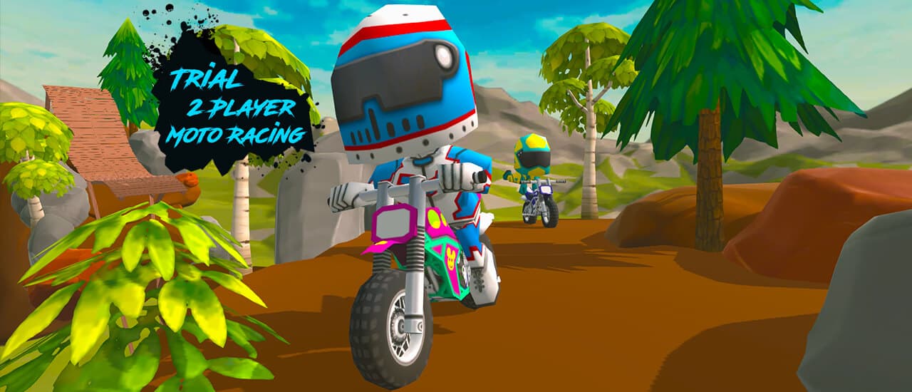 Trial 2 Player Moto Racing game thumbnail