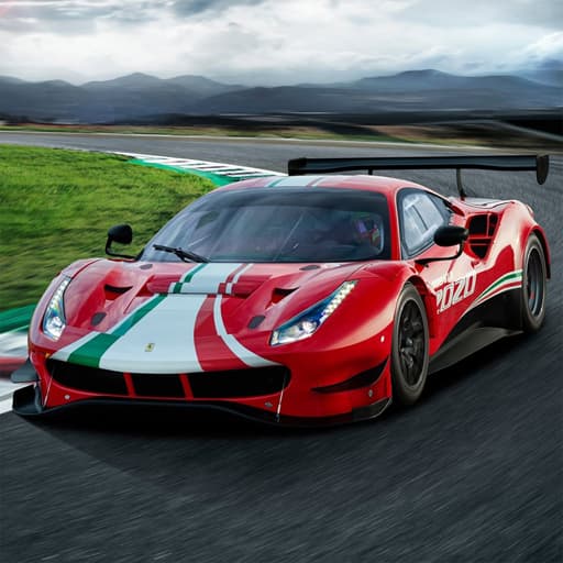 Ferrari 488 GT3 Evo Puzzle game thumbnail
