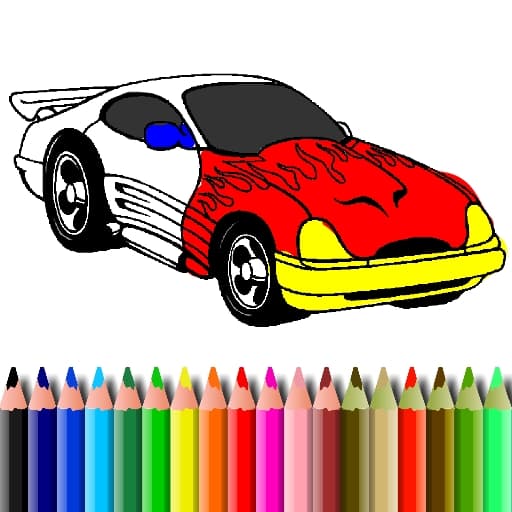 BTS Muscle Car Coloring game thumbnail