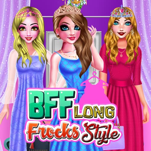 BFF Long Frocks Style game thumbnail