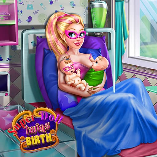 Super Doll Twins Birth game thumbnail
