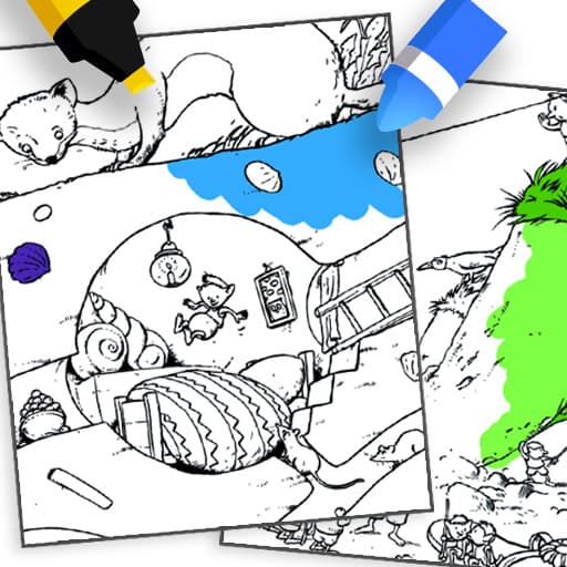 Coloring Gorgels game thumbnail