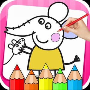 Bts Peppa Pig Coloring  game thumbnail