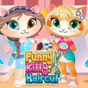 Funny Kitty Haircut game thumbnail