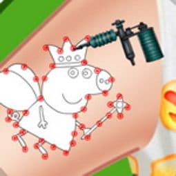 Peppa Pig Tattoo Studio game thumbnail