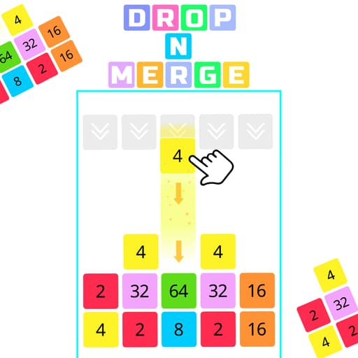 Drop n Merge Blocks game thumbnail