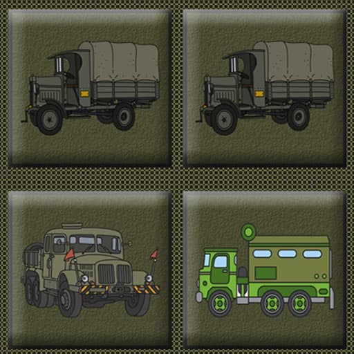 Army Trucks Memory game thumbnail