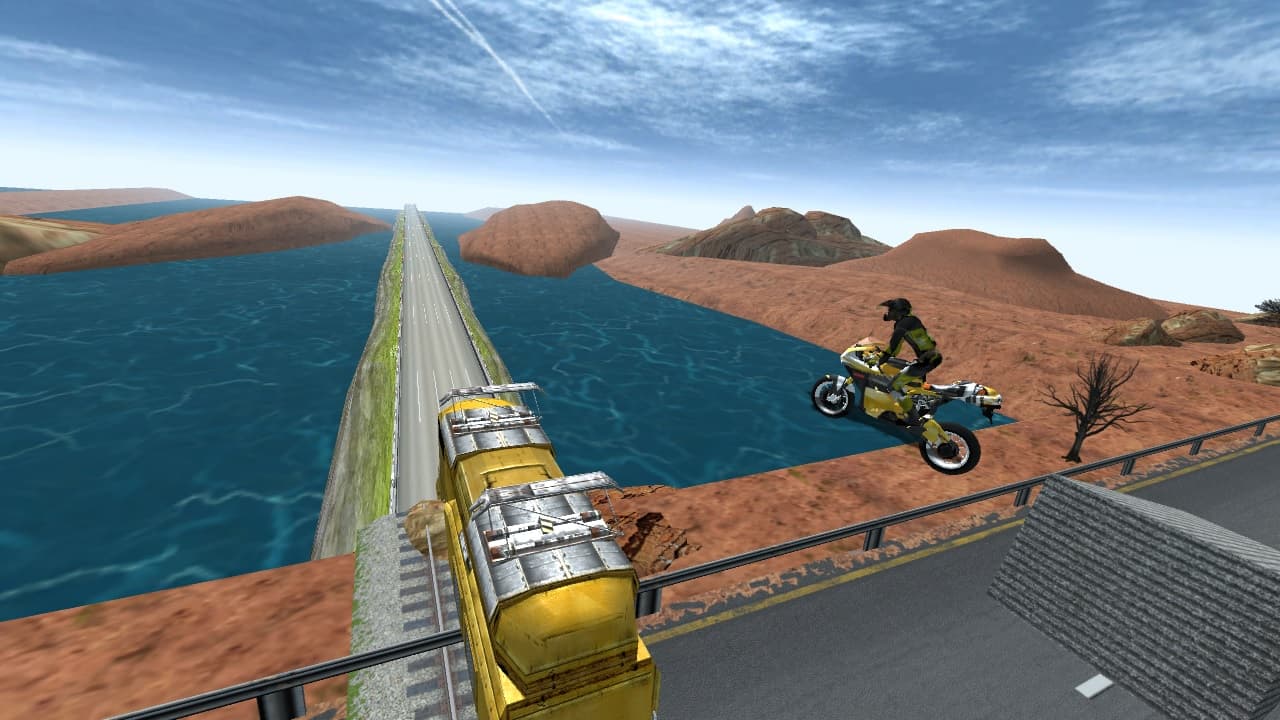 Highway Traffic Bike Stunts game thumbnail