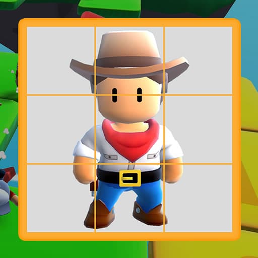 Stumble Boys Sliding Puzzle game thumbnail