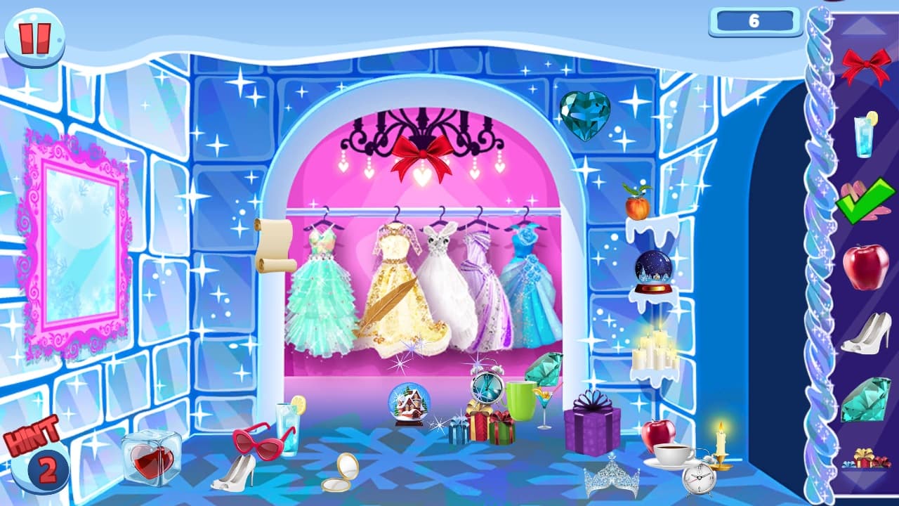 Ice Princess Hidden Objects game thumbnail