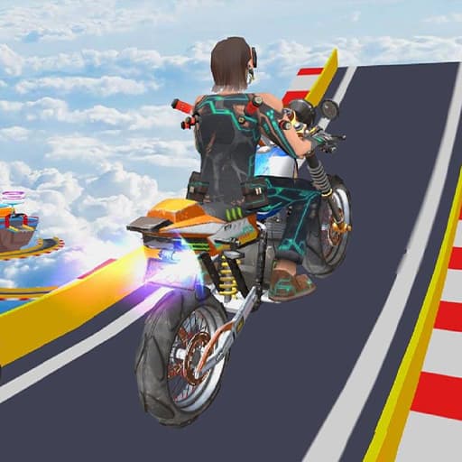 Mega Ramp Stunt Moto game thumbnail