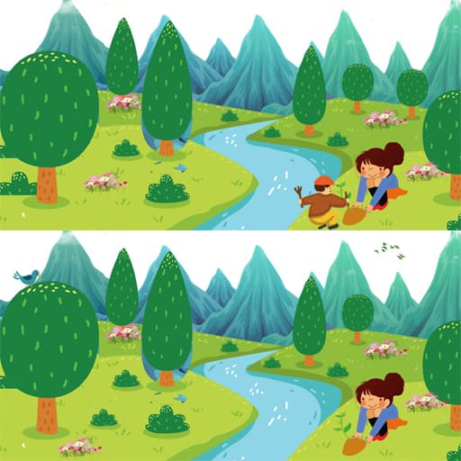 Arbor Day Differences game thumbnail