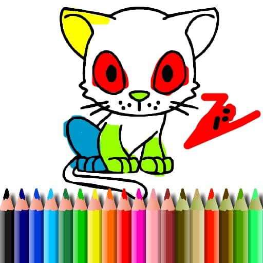 BTS Cat Coloring game thumbnail
