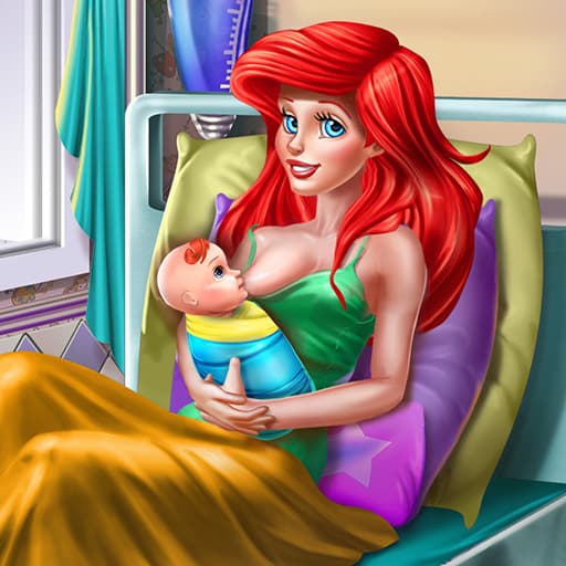 Princess Mermaid Mommy Birth game thumbnail