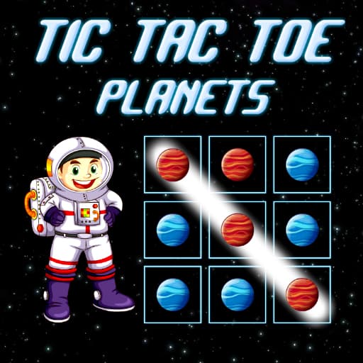 Tic Tac Toe Planets game thumbnail
