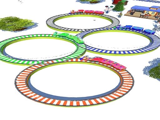 Lowpolly Train Racing Game  game thumbnail