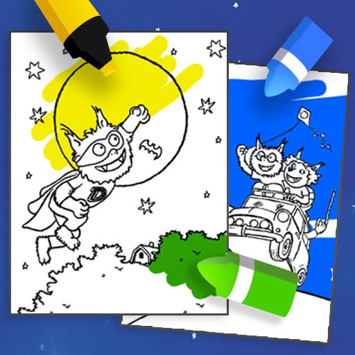 Coloring Dolfje Weerwolfje game thumbnail