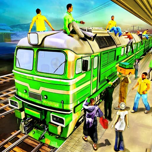 Modern Train Driving Simulator: City Train Games game thumbnail