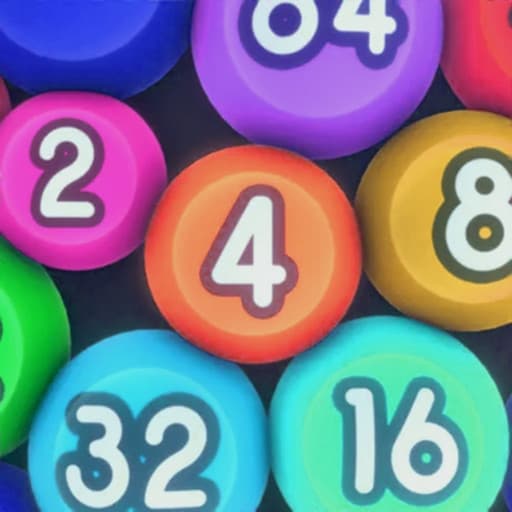 Bubble 2048 game thumbnail