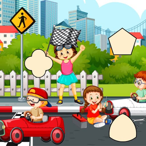 Racing Pic Pasting game thumbnail