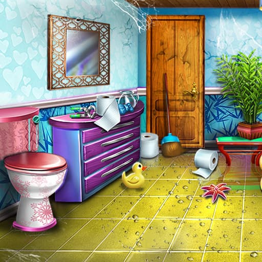 Ice Queen Bathroom Deco game thumbnail