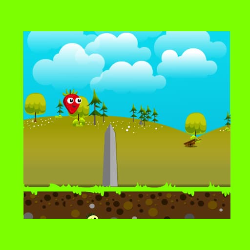 Bouncing Strawberry game thumbnail