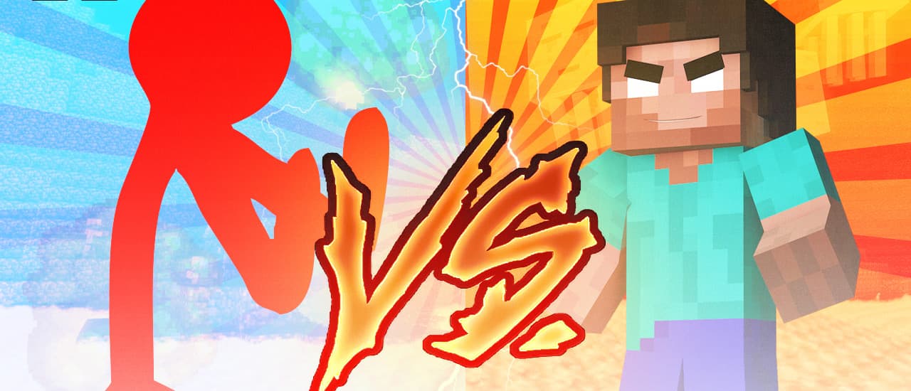 Red Stickman vs Monster School game thumbnail