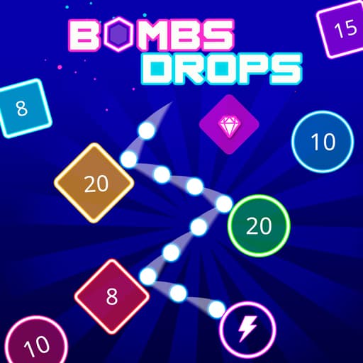 Bombs Drops Physics balls game thumbnail