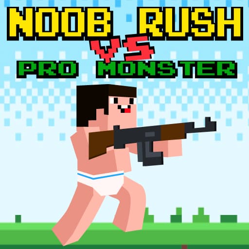 Noob Rush vs Pro Monsters game thumbnail