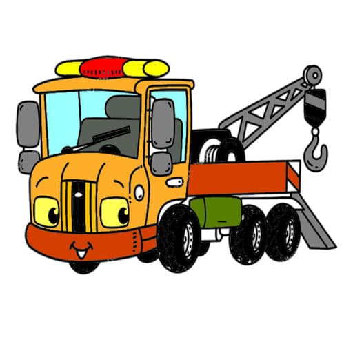 Tow Trucks Coloring game thumbnail
