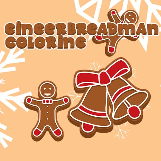 Gingerbread Man Coloring game thumbnail