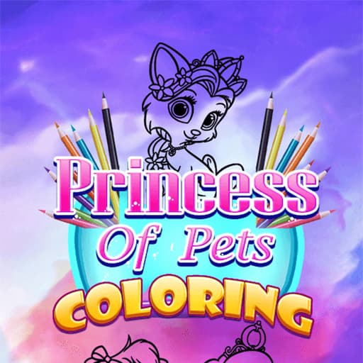Princess Of Pets Coloring game thumbnail
