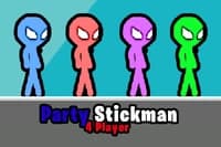 Party Stickman 4 Player game thumbnail
