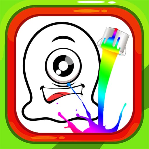 Coloring Book Alien Family game thumbnail