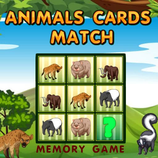 Animals Cards Match game thumbnail