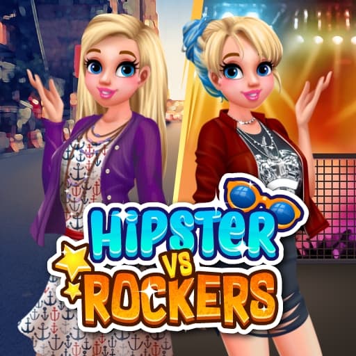 Hipsters vs Rockers game thumbnail