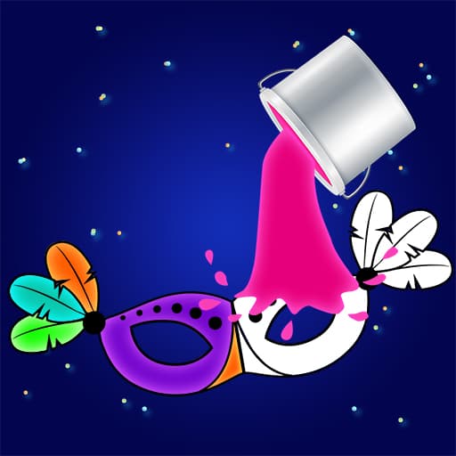 Carnival Party Mask Coloring game thumbnail