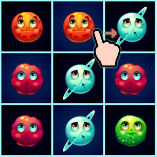 Planets Match 3 game thumbnail