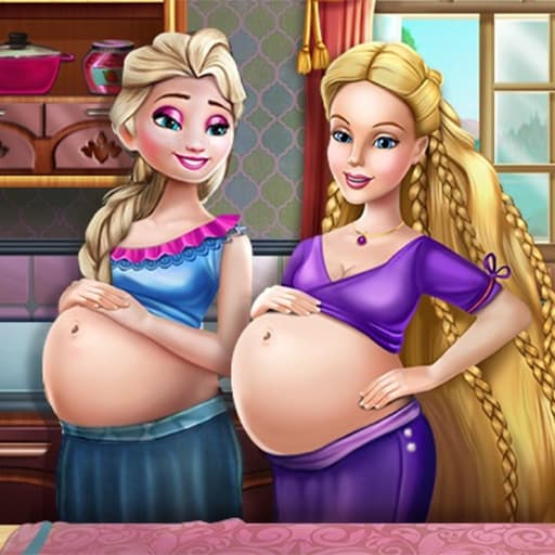 Happy Princesses Pregnant Bffs game thumbnail