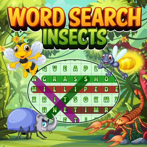 Word Search Insects game thumbnail