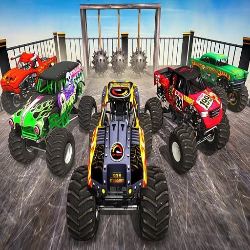 Monster Truck Impossible Stunt Track game thumbnail
