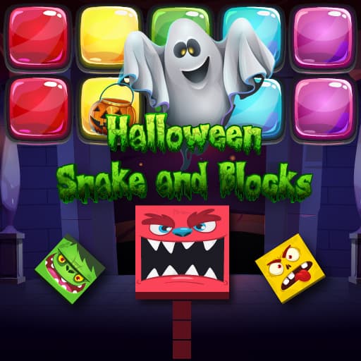 Halloween Snake and Blocks game thumbnail