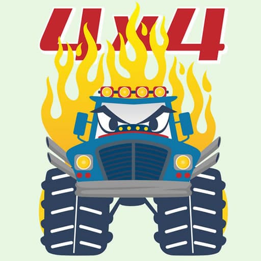 Monster Trucks Coloring Pages game thumbnail