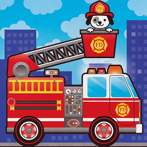 Fire Trucks Differences game thumbnail