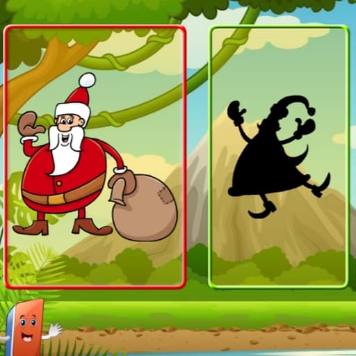 Santa Shadow Match game thumbnail