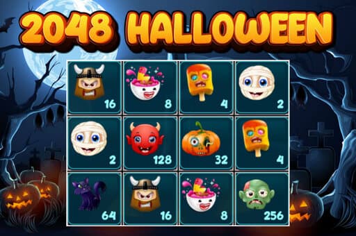 2048 Halloween game thumbnail