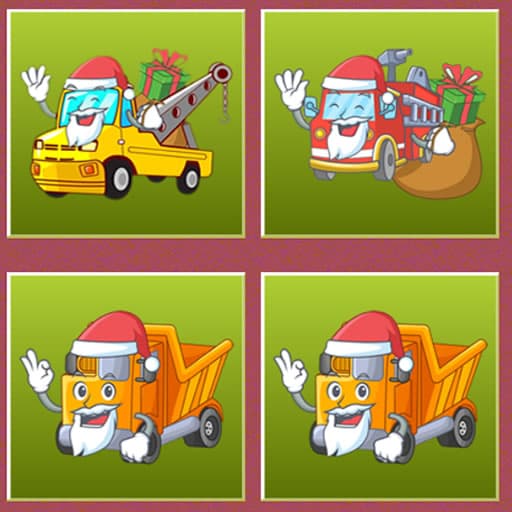 Christmas Trucks Memory game thumbnail